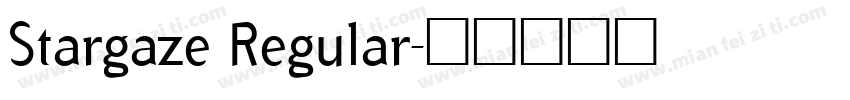 Stargaze Regular字体转换